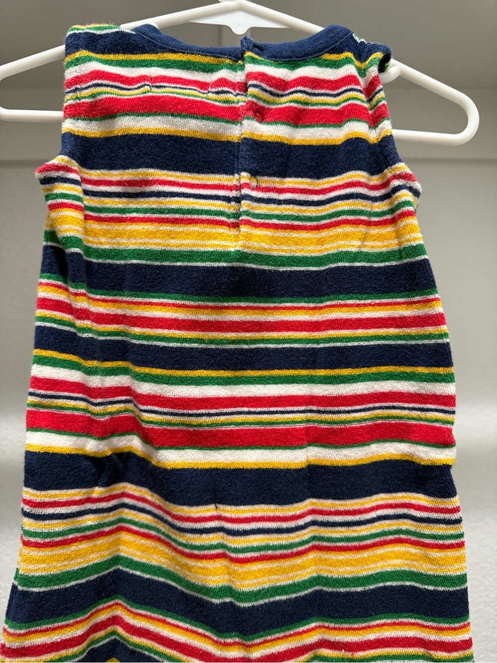 Ralph Lauren Multicolor Striped Baby Boy Romper